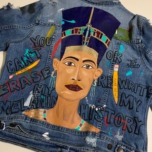 Custom Hans Crafted Nefertiti Portrait Jacket